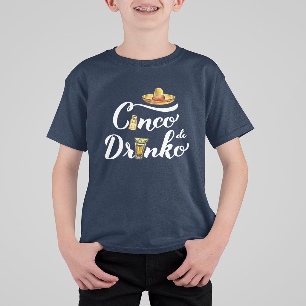 Cinco De Mayo Funny Drinking T Shirt For Kid Cinco De Drinko Men Women Tequila - Wonder Print Shop
