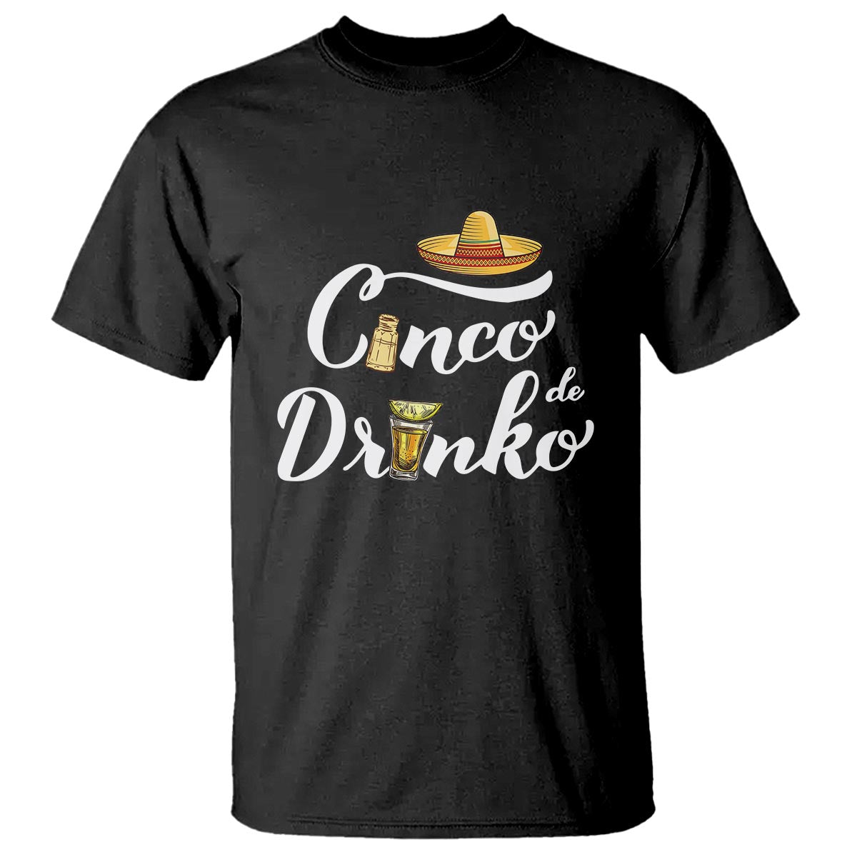 Cinco De Mayo Funny Drinking T Shirt Cinco De Drinko Men Women Tequila - Wonder Print Shop