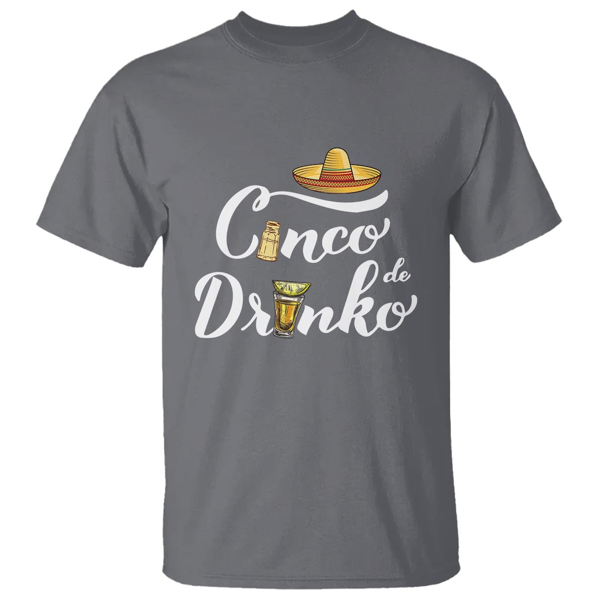 Cinco De Mayo Funny Drinking T Shirt Cinco De Drinko Men Women Tequila - Wonder Print Shop