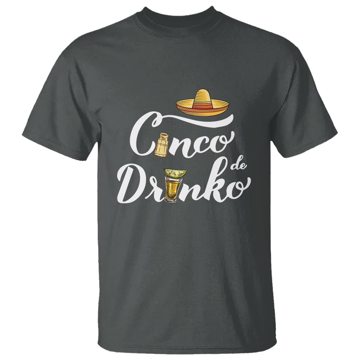 Cinco De Mayo Funny Drinking T Shirt Cinco De Drinko Men Women Tequila - Wonder Print Shop