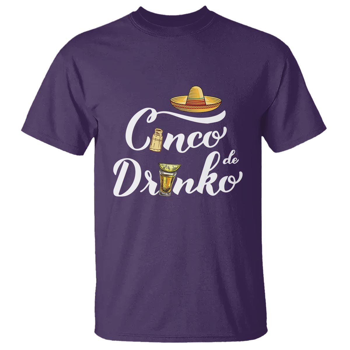 Cinco De Mayo Funny Drinking T Shirt Cinco De Drinko Men Women Tequila - Wonder Print Shop