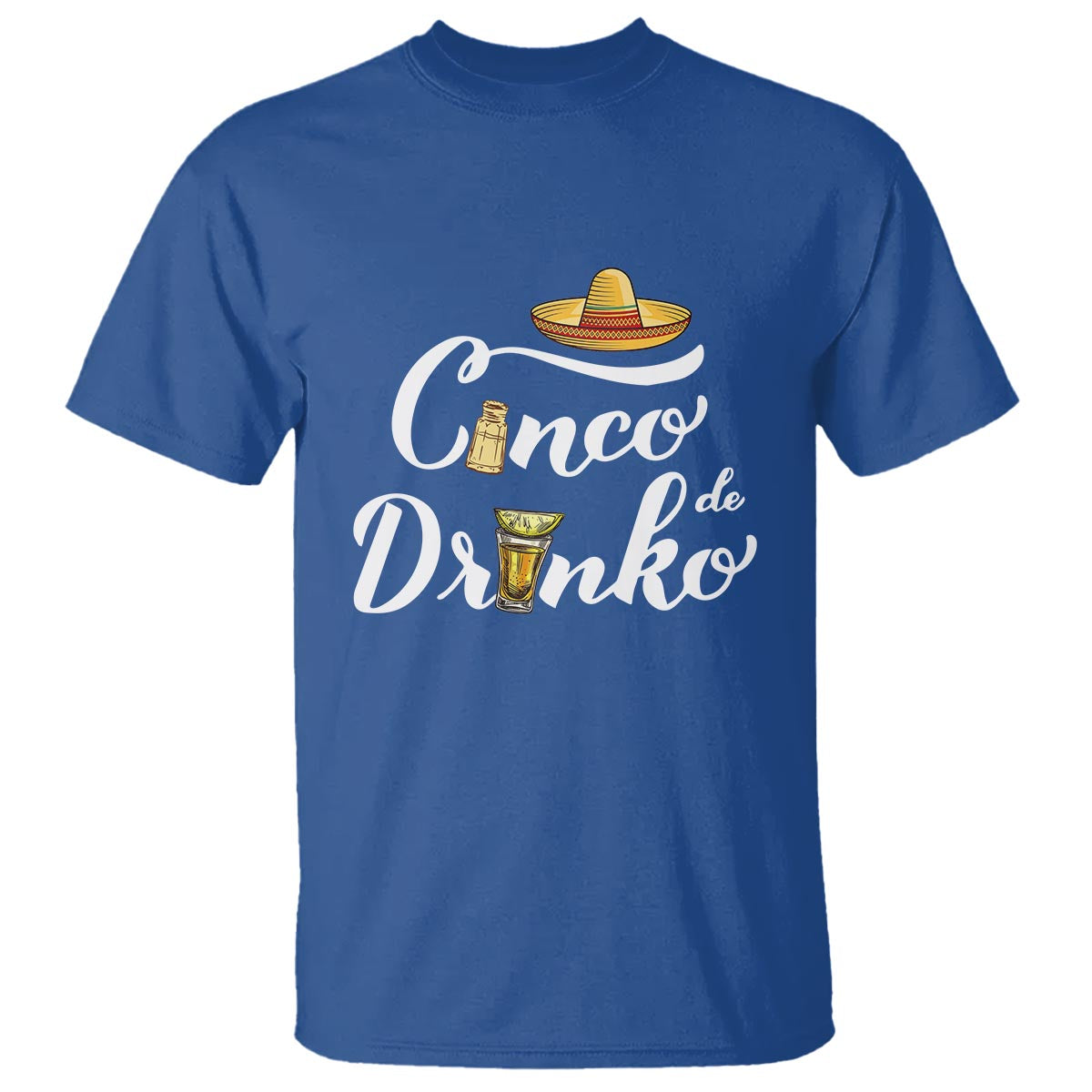 Cinco De Mayo Funny Drinking T Shirt Cinco De Drinko Men Women Tequila - Wonder Print Shop