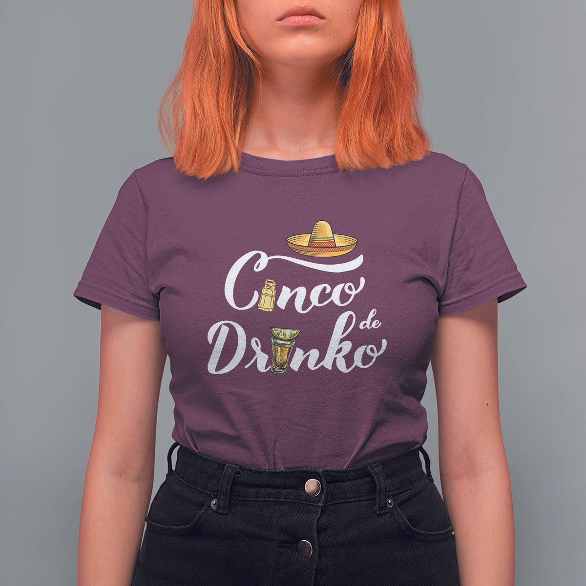 Cinco De Mayo Funny Drinking T Shirt For Women Cinco De Drinko Men Women Tequila - Wonder Print Shop