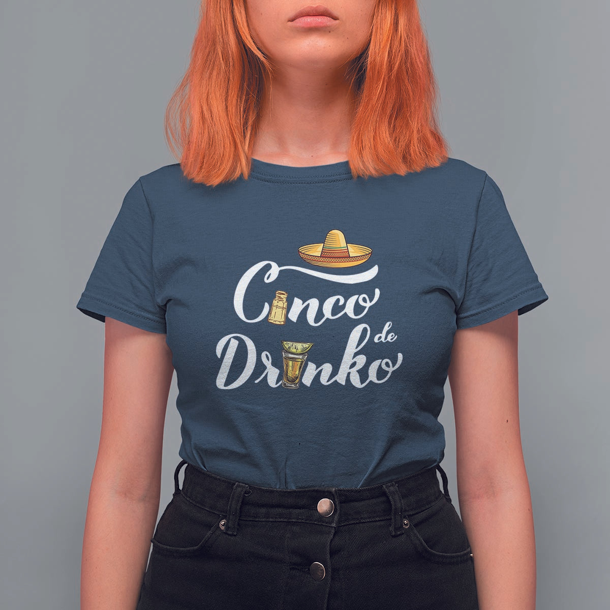 Cinco De Mayo Funny Drinking T Shirt For Women Cinco De Drinko Men Women Tequila - Wonder Print Shop