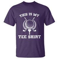 Golf Lover T Shirt This Is My Tee Shirt Golfing Player - Wonder Print Shop