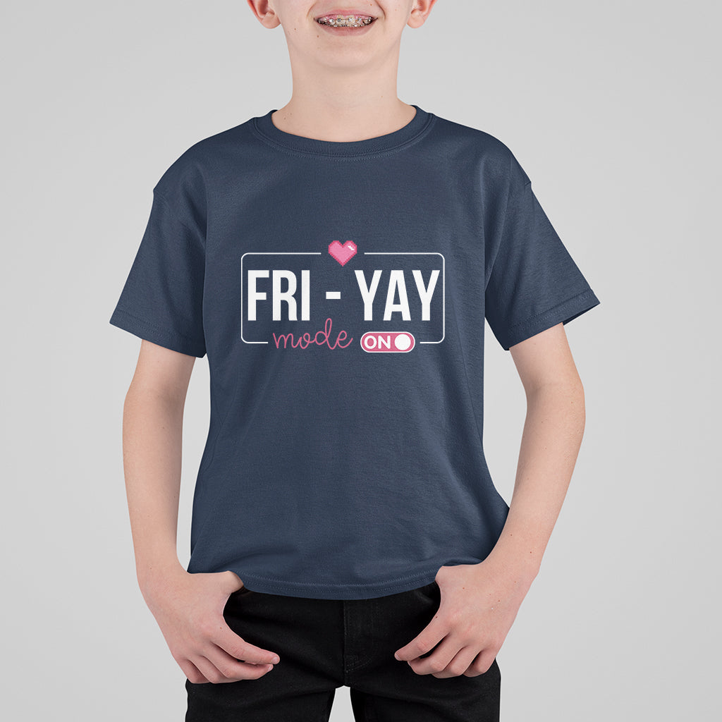 Friday Lovers T Shirt For Kid Funny Happy Fri Yay - Wonder Print Shop
