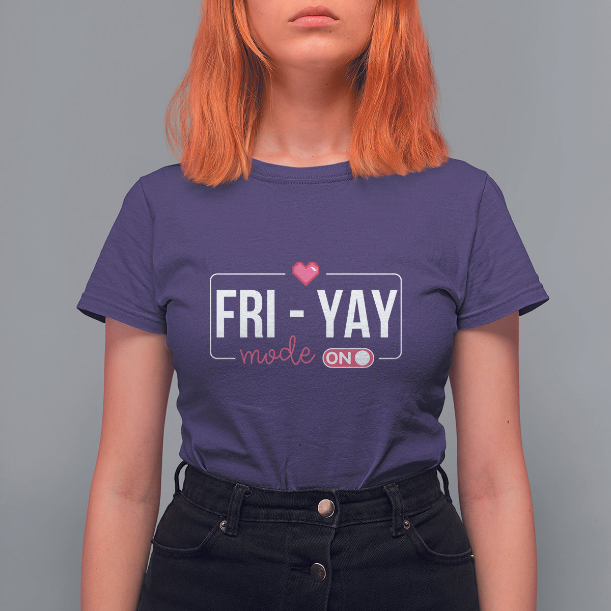 Friday Lovers T Shirt For Women Funny Happy Fri Yay - Wonder Print Shop