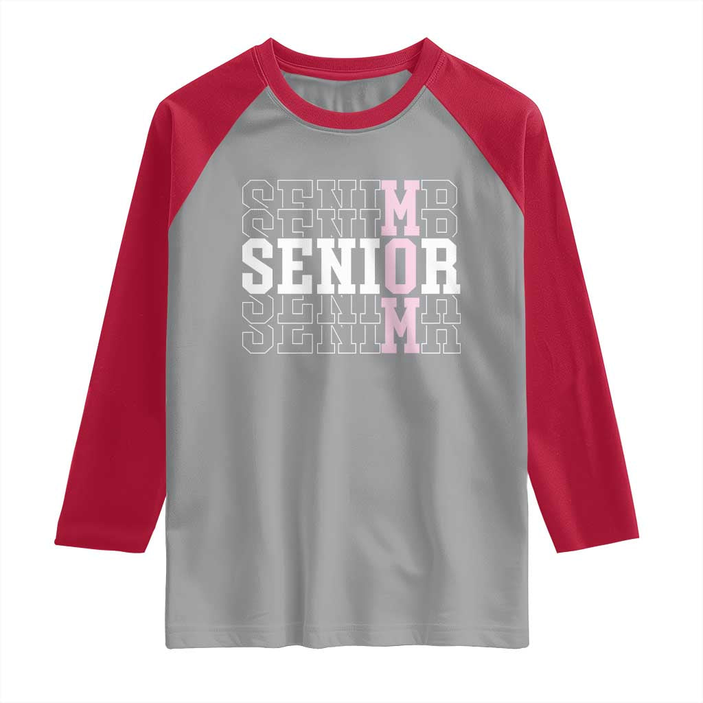 Mom Senior 2025 Raglan Shirt Proud Mom Of A Class Of 2025 Graduate
