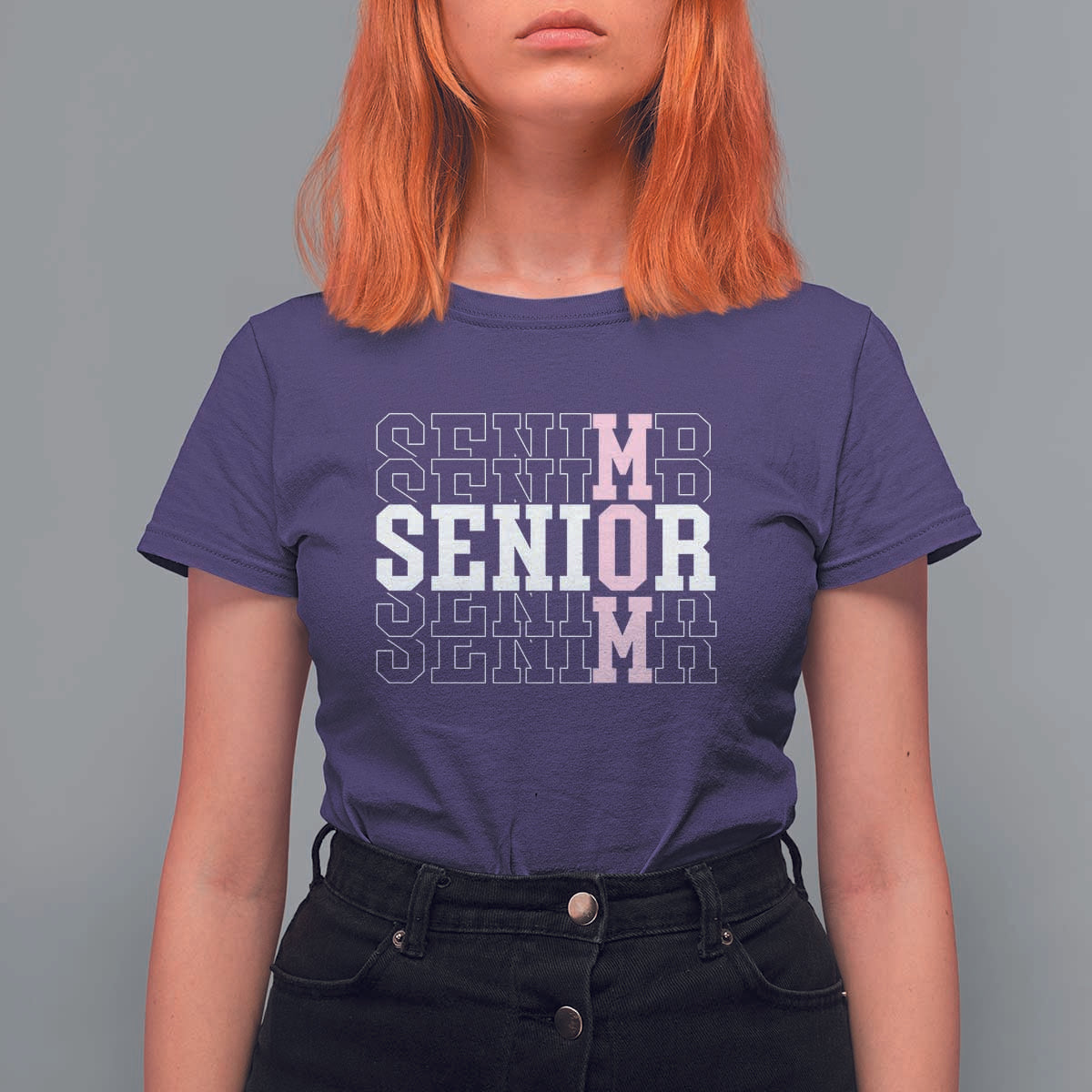 Mom Senior 2025 T Shirt For Women Proud Mom Of A Class Of 2025 Graduate