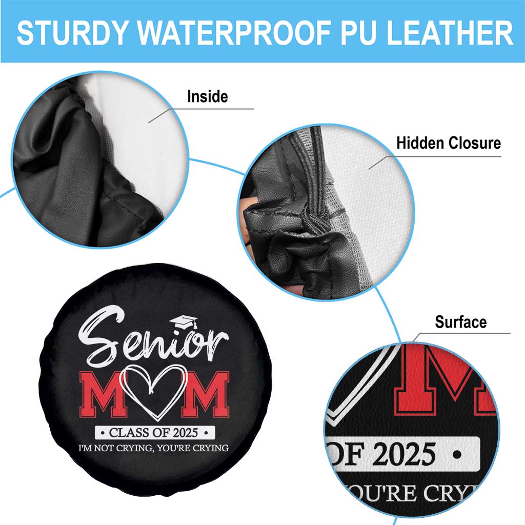 Senior Mom Class Of 2025 Graduate Spare Tire Cover