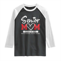 Senior Mom Class Of 2025 Graduate Raglan Shirt