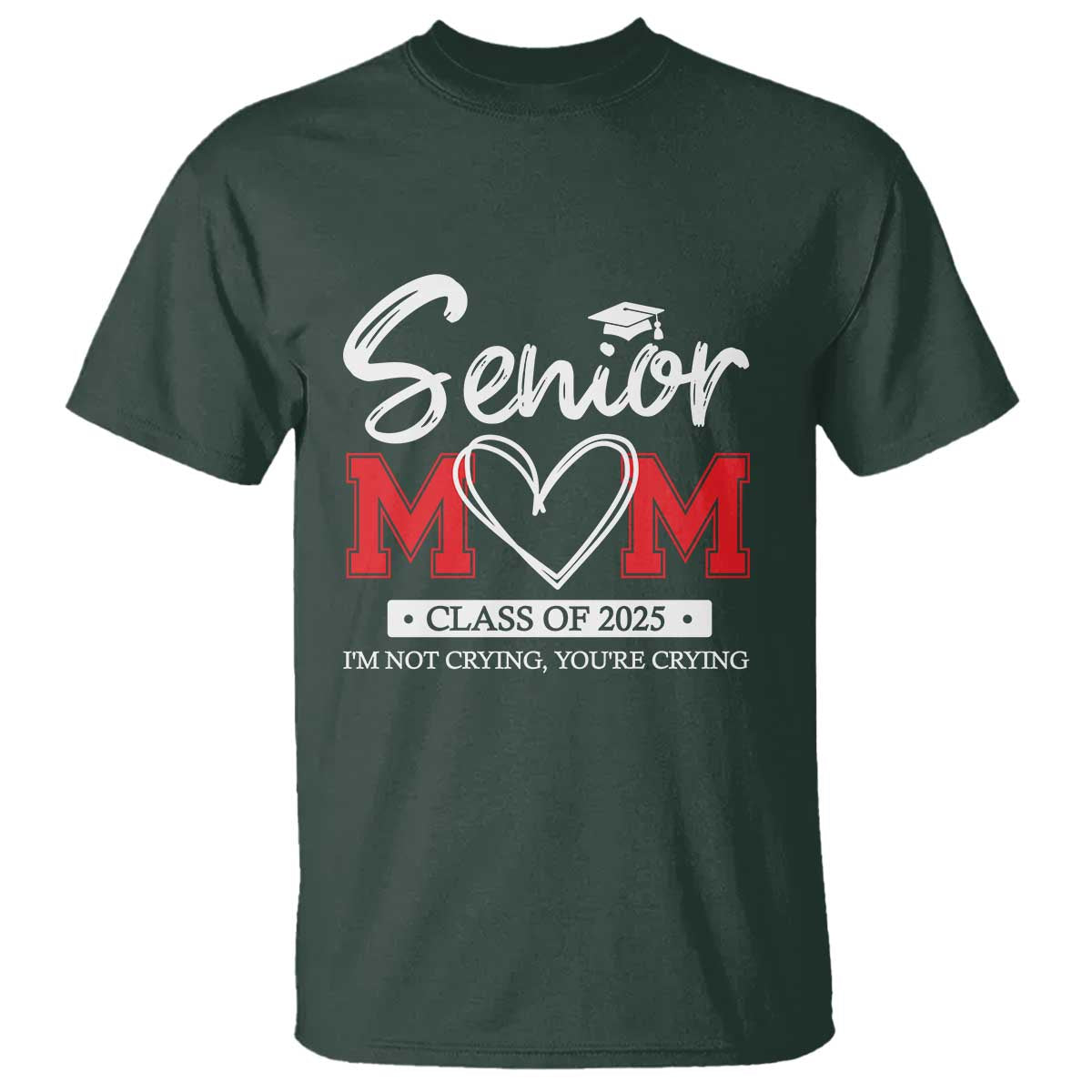 Senior Mom Class Of 2025 Graduate T Shirt