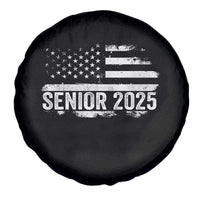 Senior 2025 Graduation Spare Tire Cover Class Of 2025 Vintage American Flag