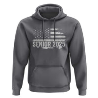 Senior 2025 Graduation Hoodie Class Of 2025 Vintage American Flag
