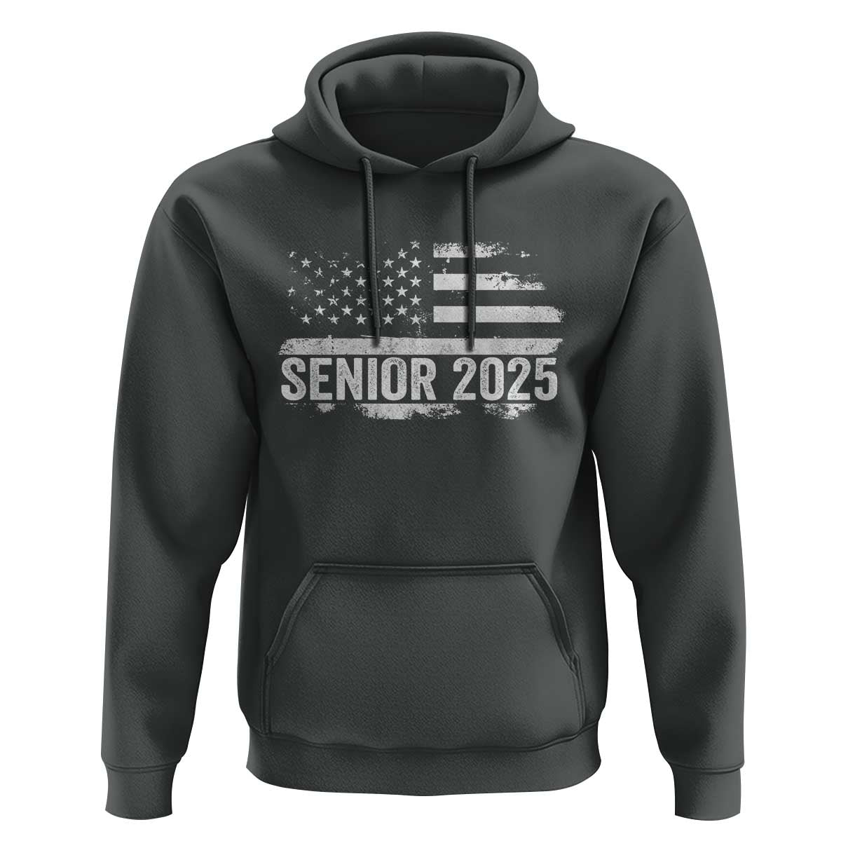 Senior 2025 Graduation Hoodie Class Of 2025 Vintage American Flag