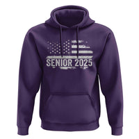 Senior 2025 Graduation Hoodie Class Of 2025 Vintage American Flag