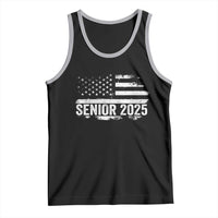 Senior 2025 Graduation Tank Top Class Of 2025 Vintage American Flag