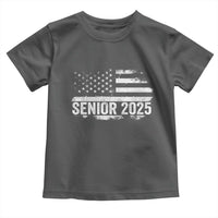 Senior 2025 Graduation Toddler T Shirt Class Of 2025 Vintage American Flag