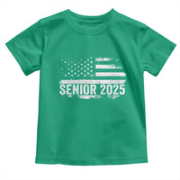 Senior 2025 Graduation Toddler T Shirt Class Of 2025 Vintage American Flag