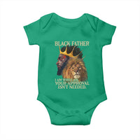 Black Father Baby Onesie I Am Who I Am Your Approval Isn't Needed African American Dad