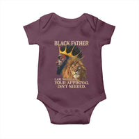 Black Father Baby Onesie I Am Who I Am Your Approval Isn't Needed African American Dad