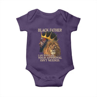 Black Father Baby Onesie I Am Who I Am Your Approval Isn't Needed African American Dad