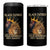 Black Father 4 in 1 Can Cooler Tumbler I Am Who I Am Your Approval Isn't Needed African American Dad