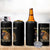 Black Father 4 in 1 Can Cooler Tumbler I Am Who I Am Your Approval Isn't Needed African American Dad