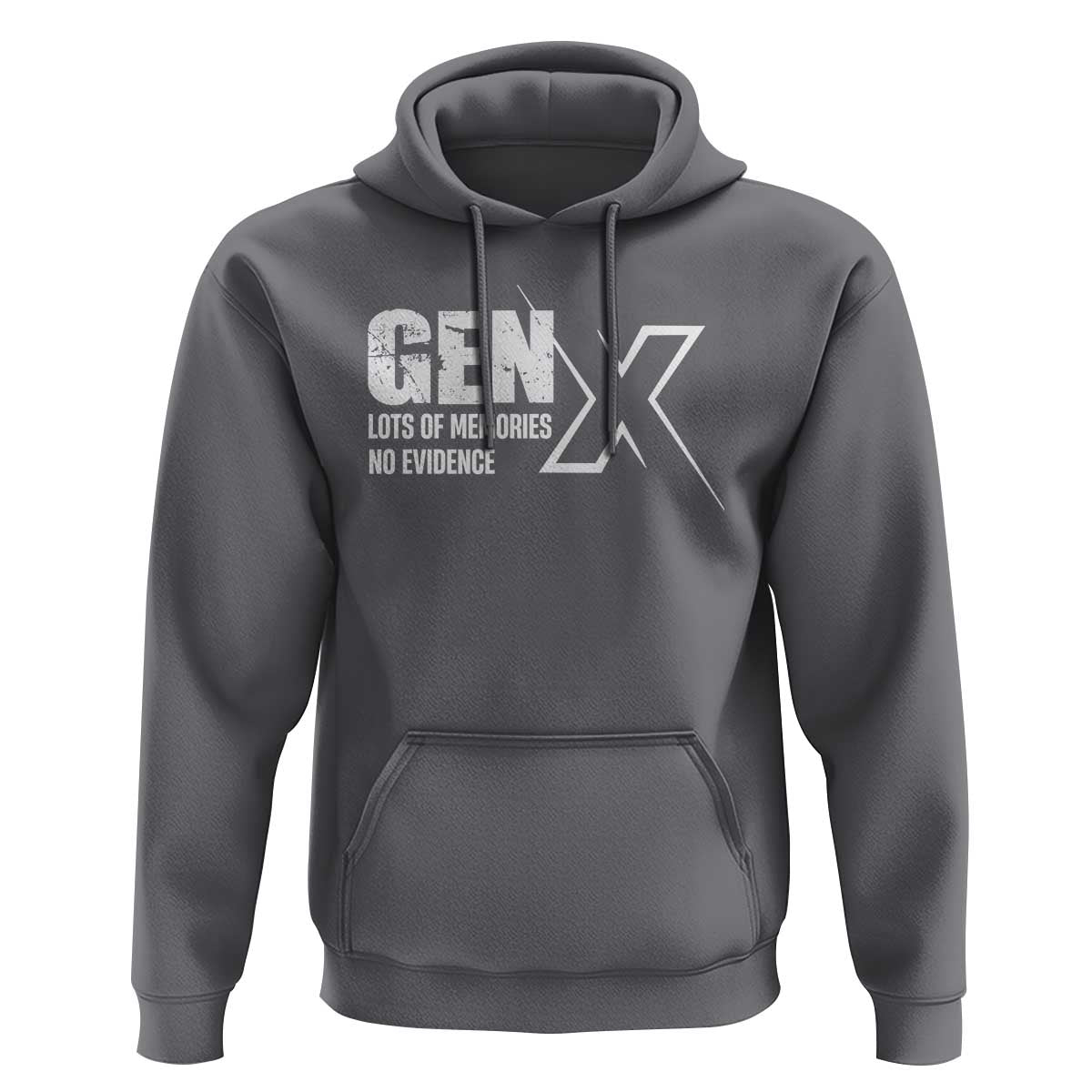 Funny Gen X Lots Of Memories No Evidence Hoodie