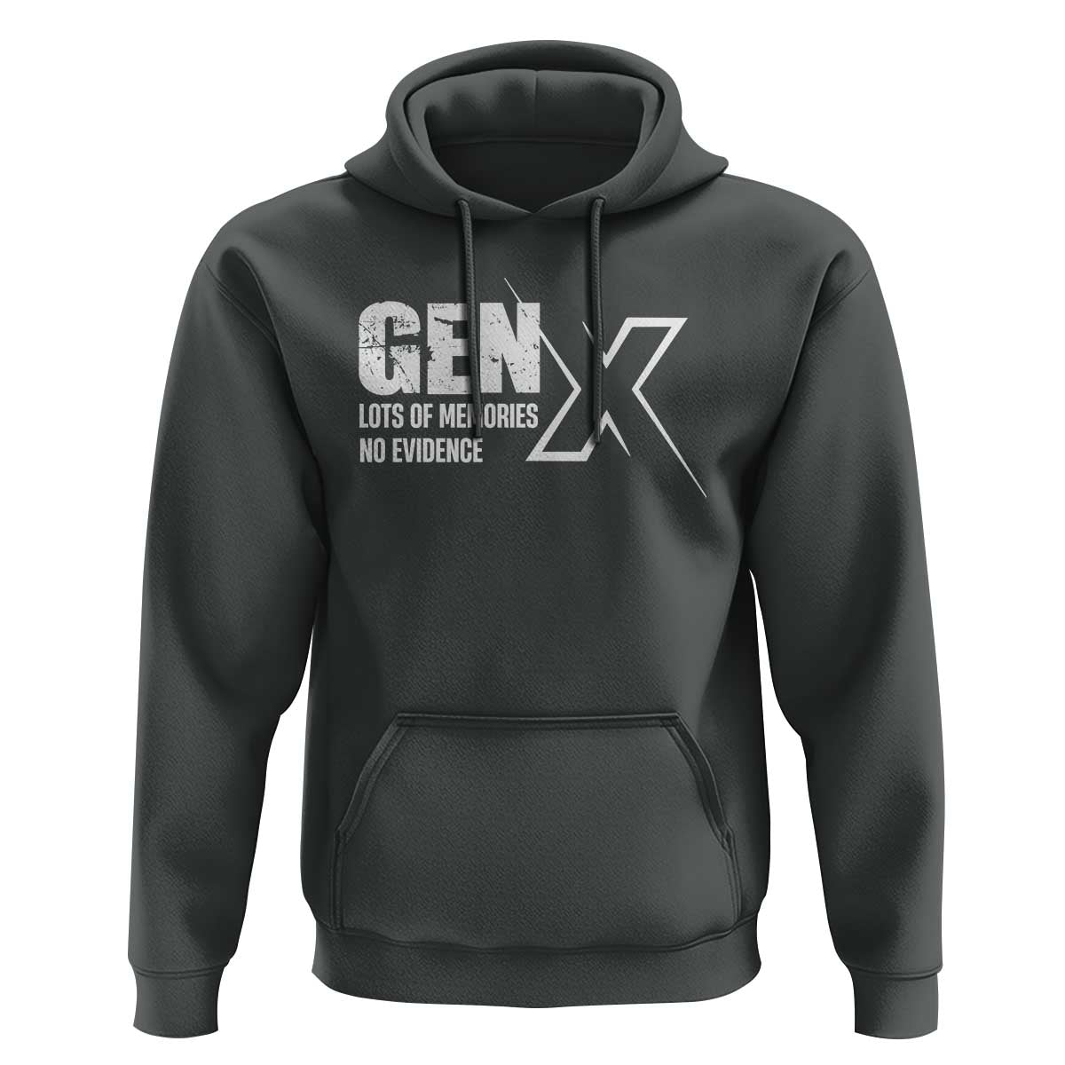 Funny Gen X Lots Of Memories No Evidence Hoodie