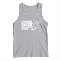 Funny Gen X Lots Of Memories No Evidence Tank Top