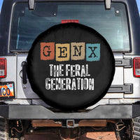 Funny Gen X The Feral Generation Spare Tire Cover