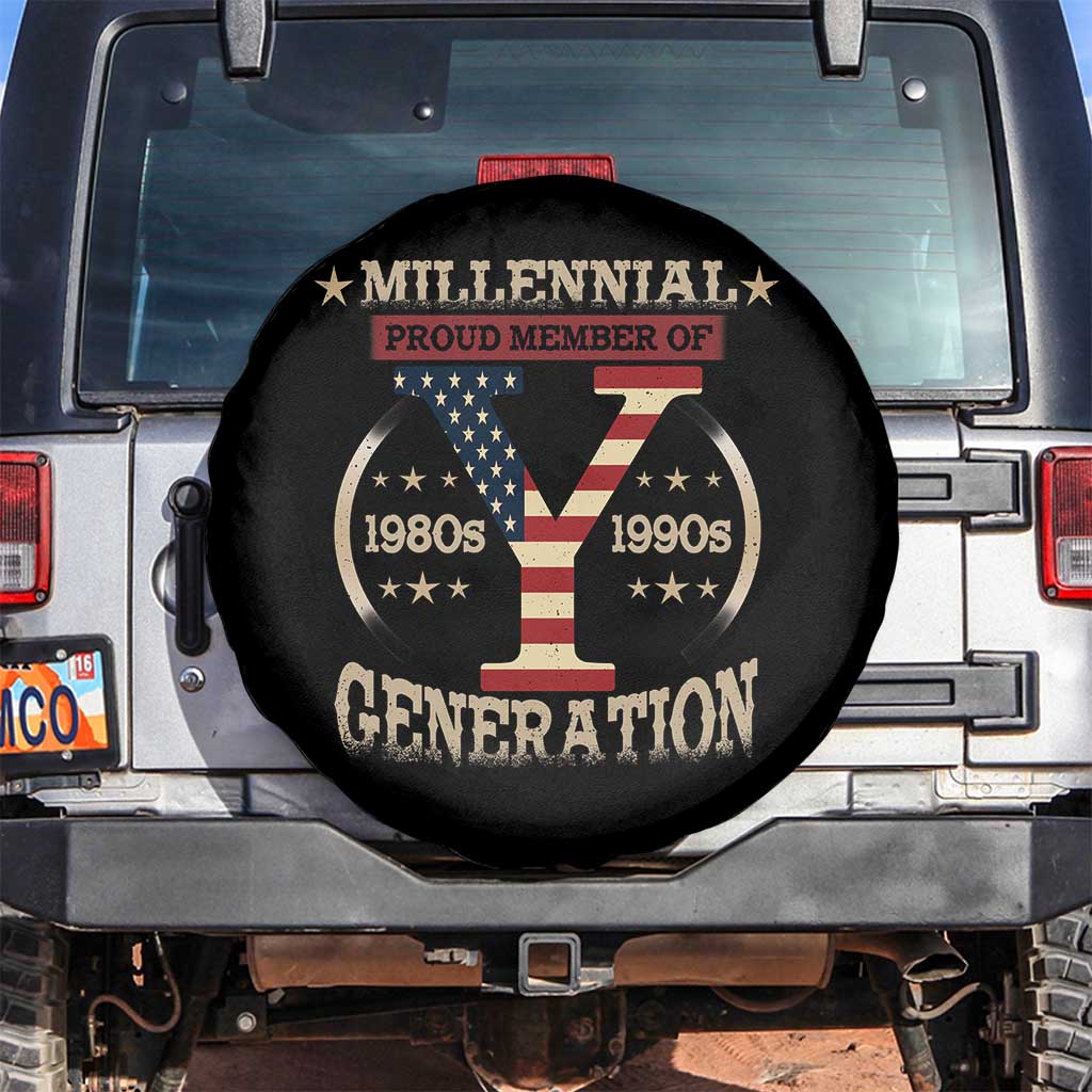 Funny Gen Y Spare Tire Cover Millennial proud Member Of Y Generation