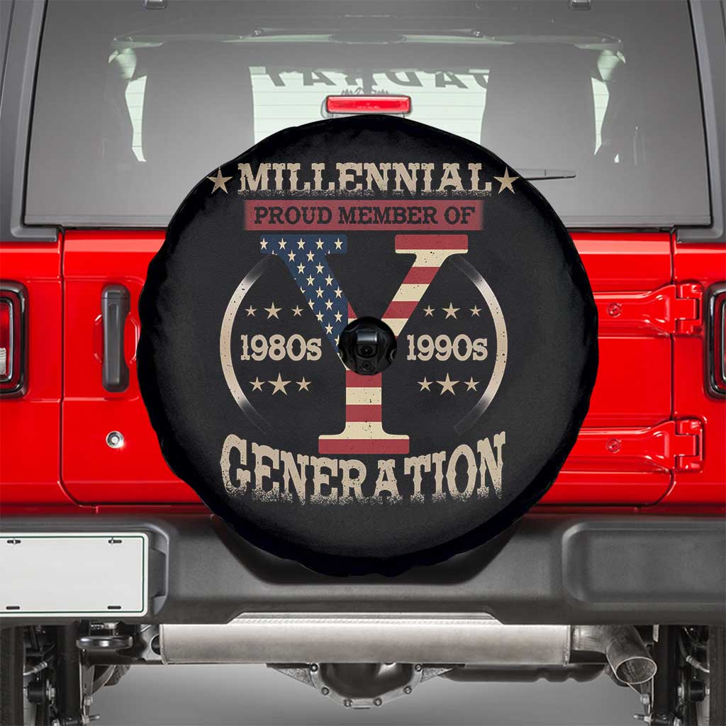 Funny Gen Y Spare Tire Cover Millennial proud Member Of Y Generation