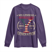 Funny Gen Y Long Sleeve Shirt Millennial proud Member Of Y Generation