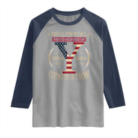 Funny Gen Y Raglan Shirt Millennial proud Member Of Y Generation