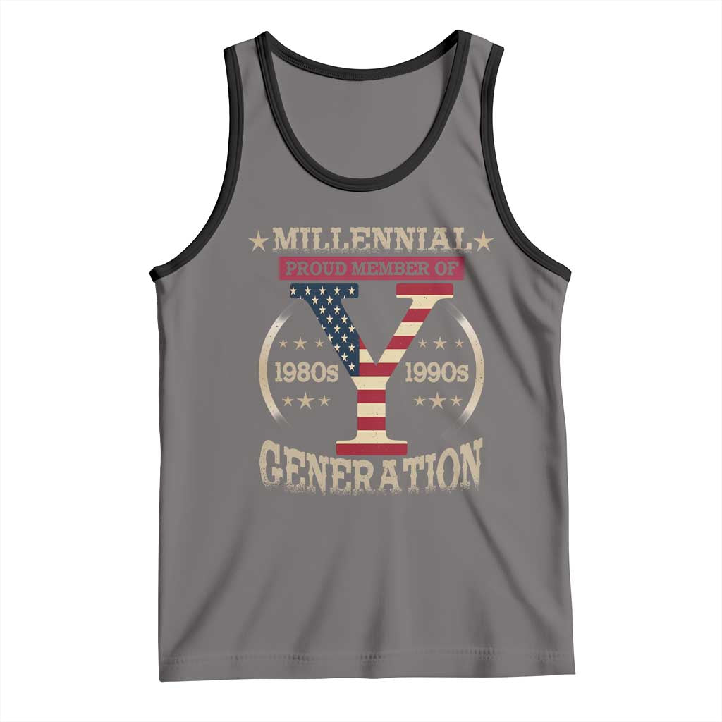 Funny Gen Y Tank Top Millennial proud Member Of Y Generation