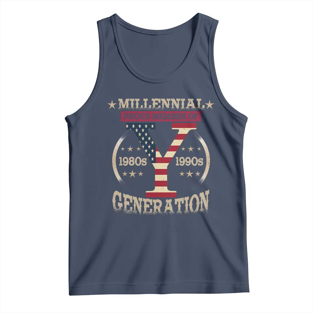 Funny Gen Y Tank Top Millennial proud Member Of Y Generation