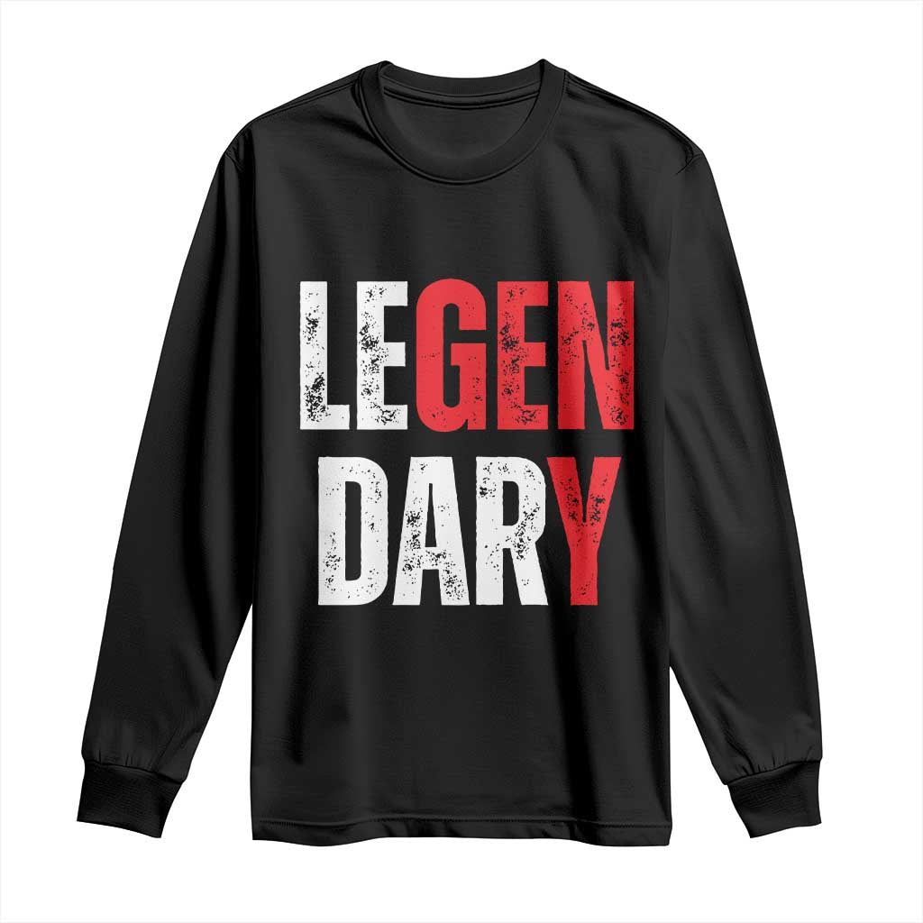 Funny Gen Y Legendary Long Sleeve Shirt Vintage Generation Y
