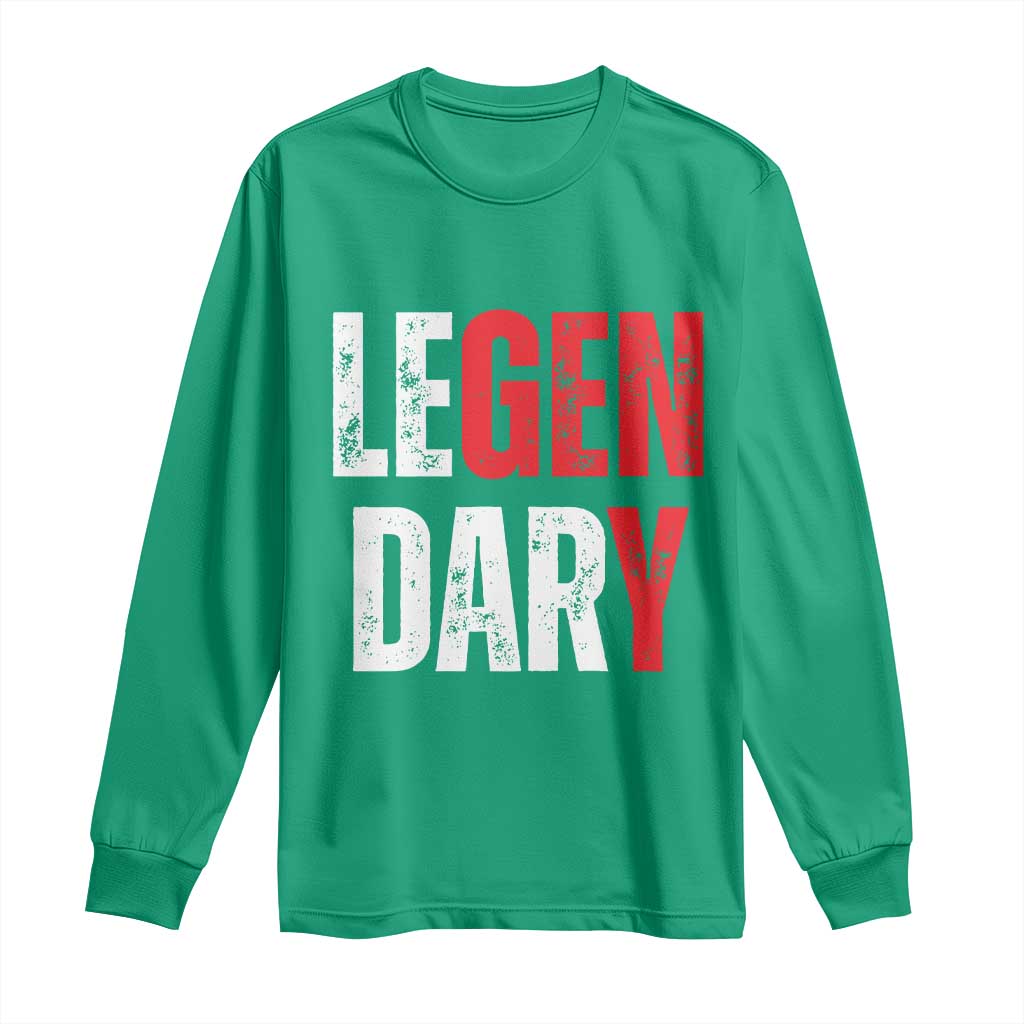 Funny Gen Y Legendary Long Sleeve Shirt Vintage Generation Y