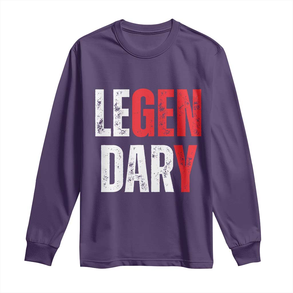 Funny Gen Y Legendary Long Sleeve Shirt Vintage Generation Y