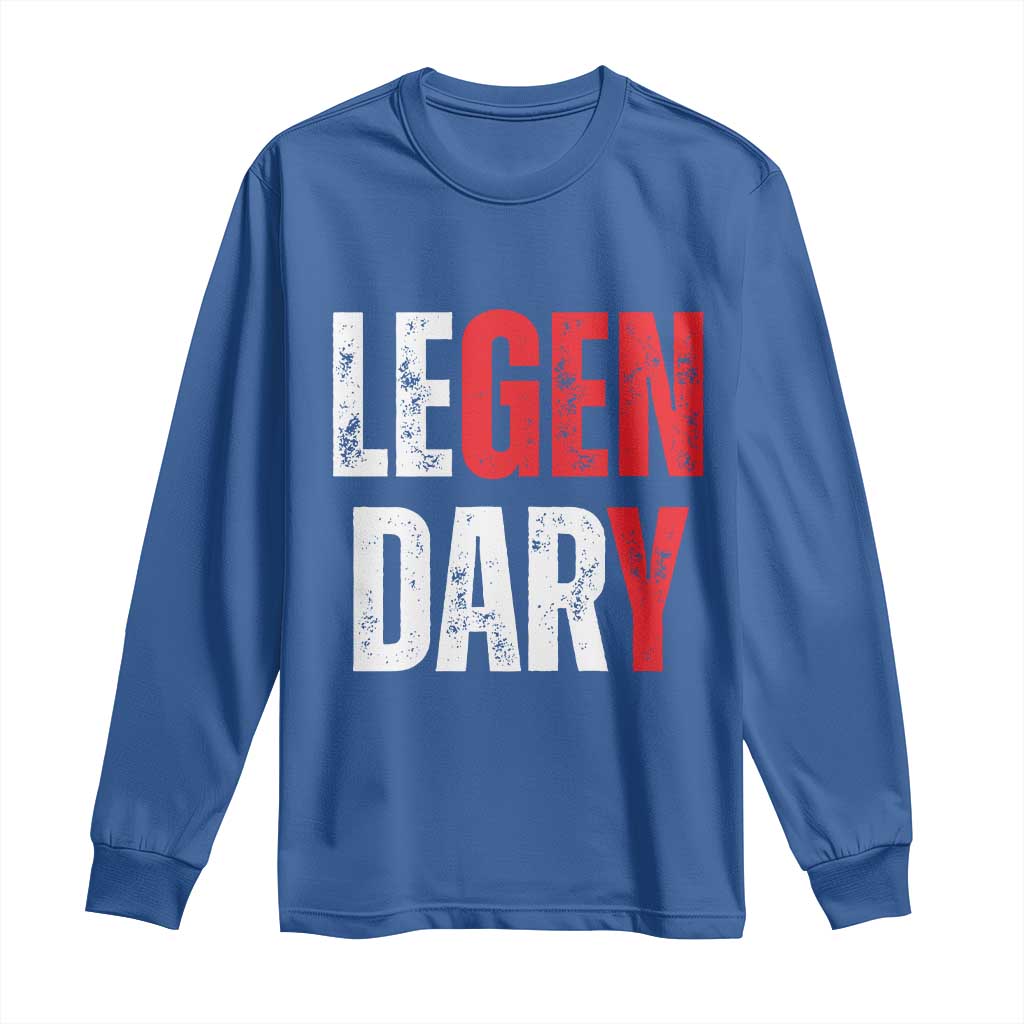 Funny Gen Y Legendary Long Sleeve Shirt Vintage Generation Y