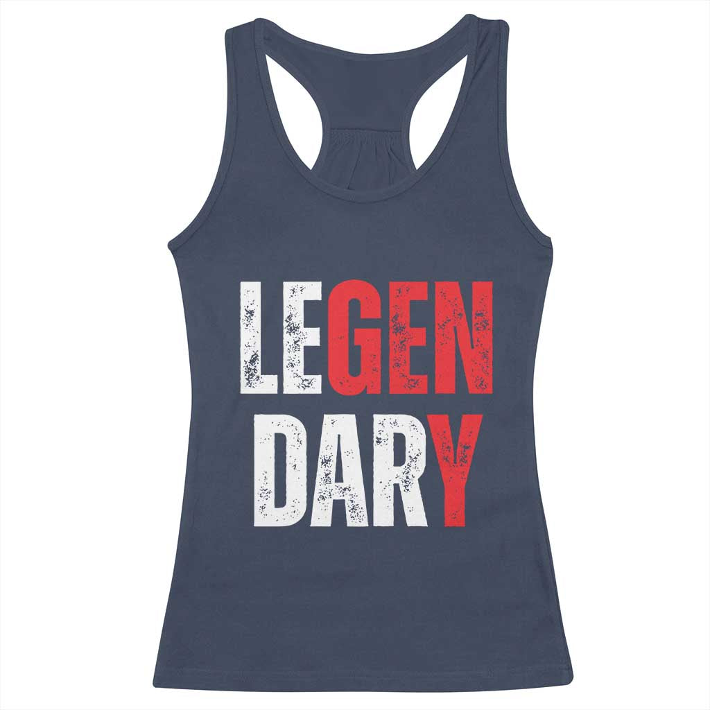 Funny Gen Y Legendary Racerback Tank Top Vintage Generation Y