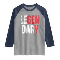 Funny Gen Y Legendary Raglan Shirt Vintage Generation Y