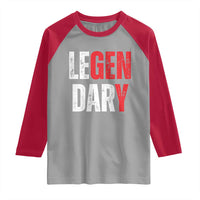 Funny Gen Y Legendary Raglan Shirt Vintage Generation Y