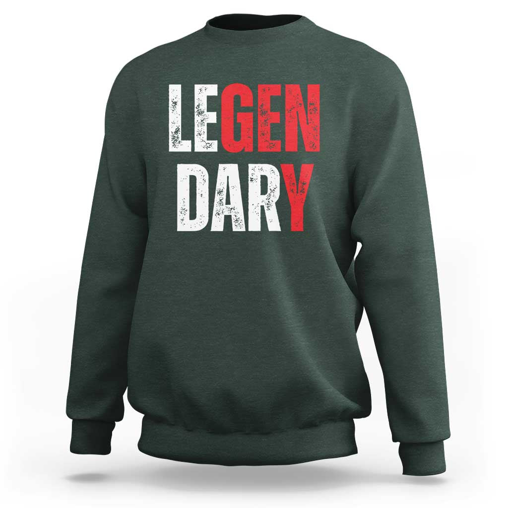 Funny Gen Y Legendary Sweatshirt Vintage Generation Y