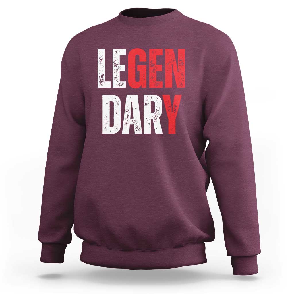 Funny Gen Y Legendary Sweatshirt Vintage Generation Y