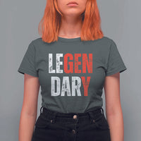 Funny Gen Y Legendary T Shirt For Women Vintage Generation Y