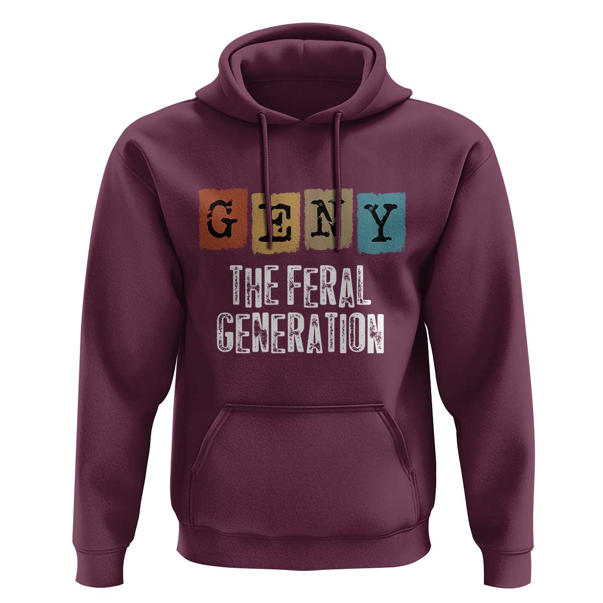 Funny Gen Y The Feral Generation Hoodie