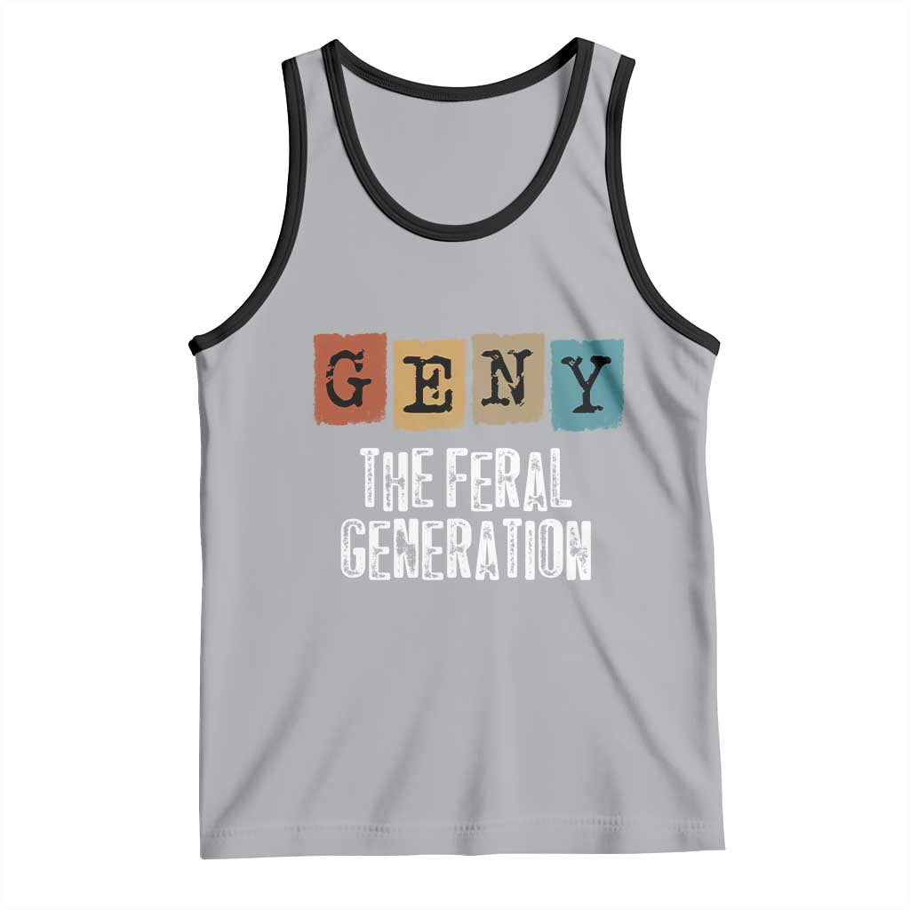 Funny Gen Y The Feral Generation Tank Top